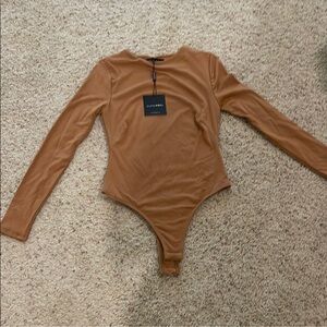 JLUXBASIX CAMEL NERISSA BODYSUIT  #119